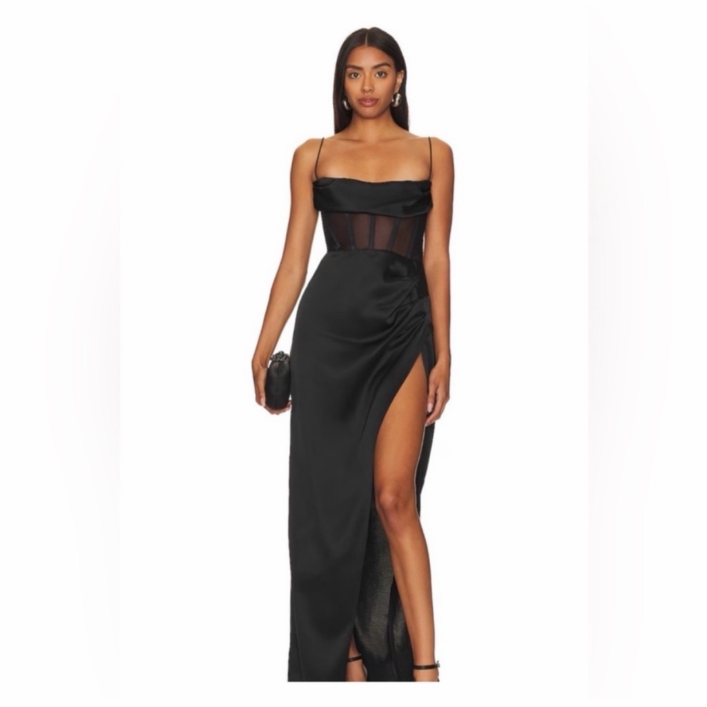 *Nwt* Nookie Emilie Gown - Black - S